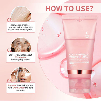 Mascarilla despegable de colágeno Night Crystal