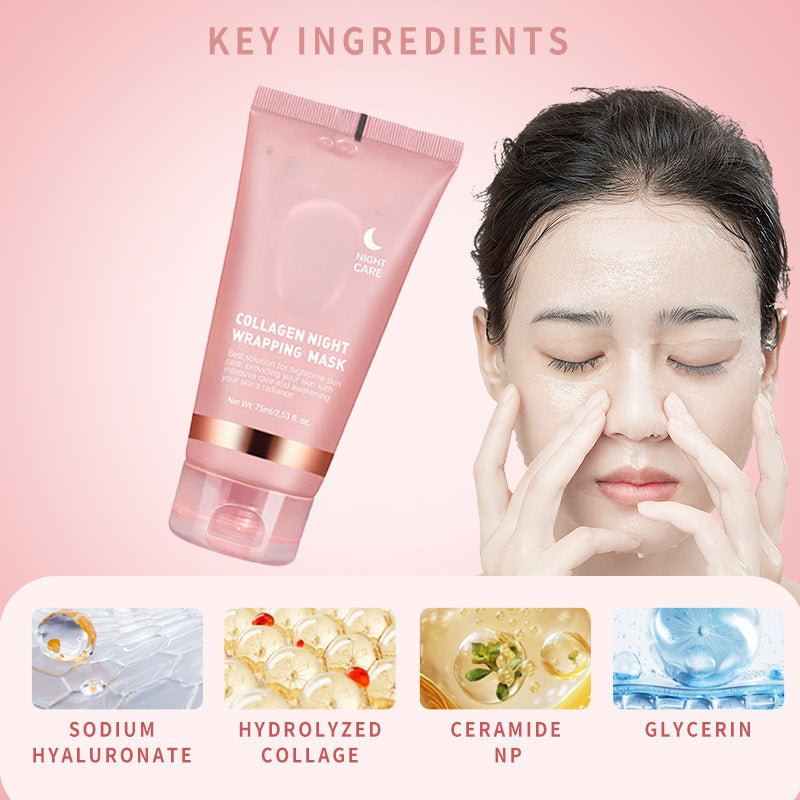 Mascarilla despegable de colágeno Night Crystal